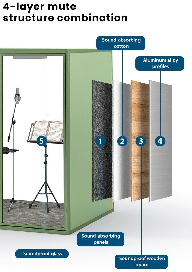soundproof booth for recording