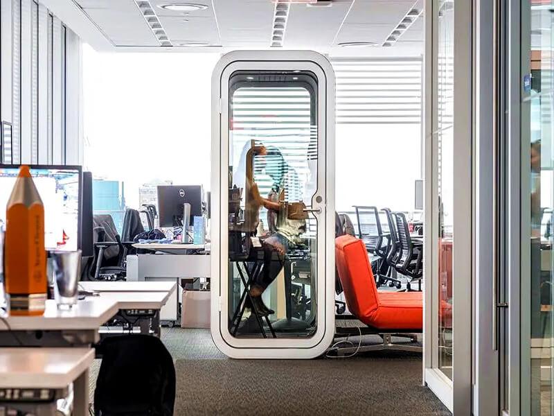 The Role of Indoor Office Pods in Creating an Effective, Flexible, and Safe Hybrid Workplace